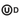 The black OU-D Dairy present Kosher logo. 